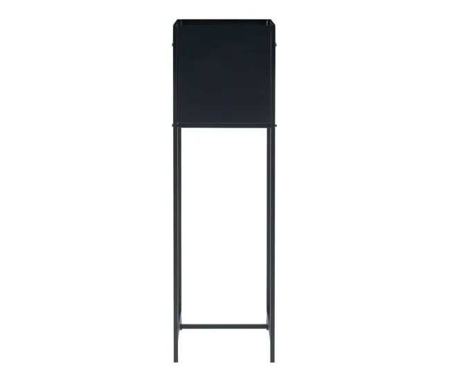 Sistema de Jardín Vertical Modular Mesa de cultivo Porsgrunn acero 70x50x30cm - Negro
