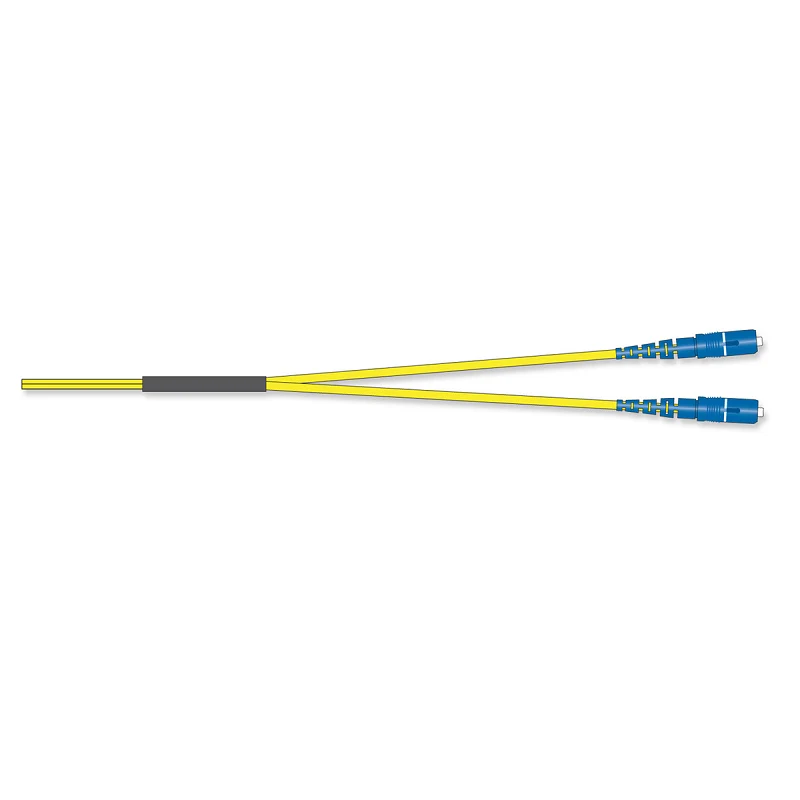 Standard LCUPC Duplex SM Zipcord Riser Standard Ámbar Jacket 3 Meters CORNING-C 040402R5116003M