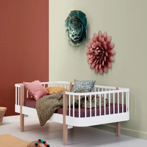 WOOD ORIGINAL JUNIOR DAY BED, WHITE/OAK