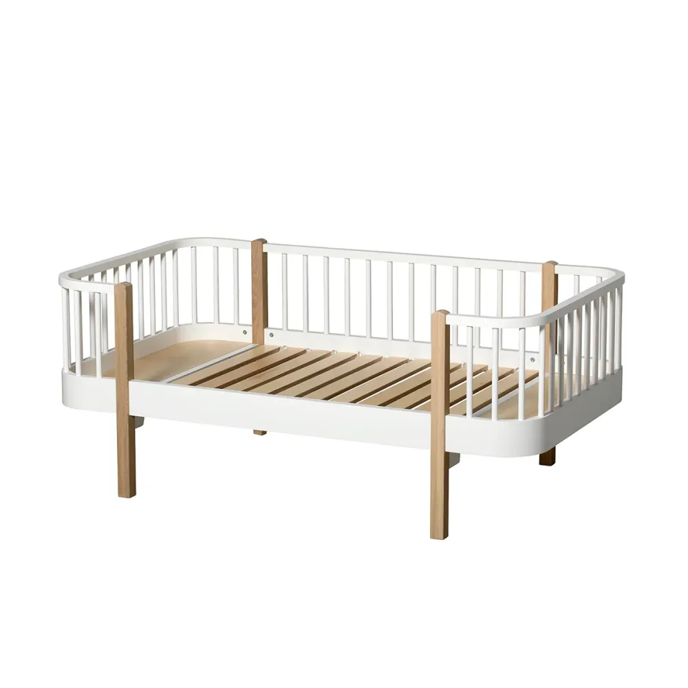 WOOD ORIGINAL JUNIOR DAY BED, WHITE/OAK