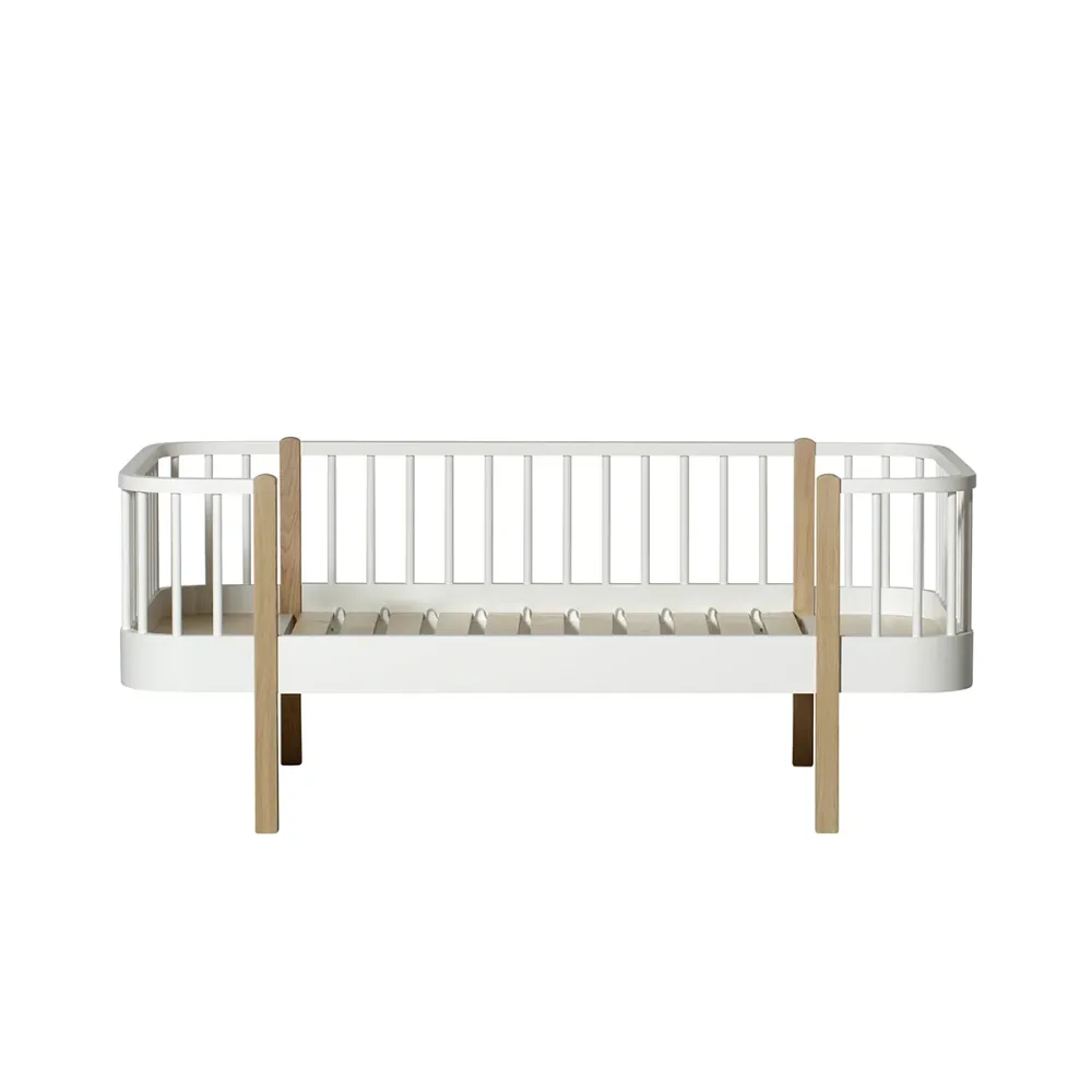 WOOD ORIGINAL JUNIOR DAY BED, WHITE/OAK