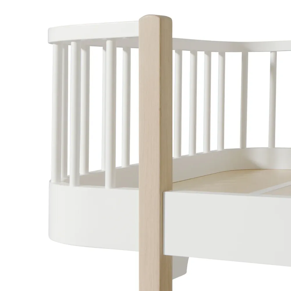 WOOD PRIMIGENIO DAY BED, WHITE/OAK