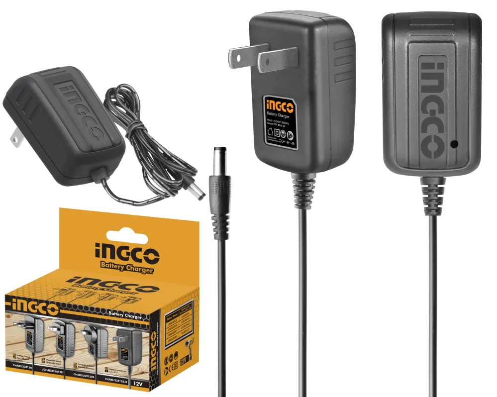 CARGADOR 12V 100V-240V ~ 50 / 60Hz INGCO UFCLI12081 con 10 Aspersores