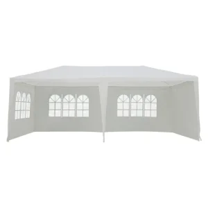 Carpa para eventos ALIZÉ 300×600 cm Blanco para Crear una Zona de Descanso