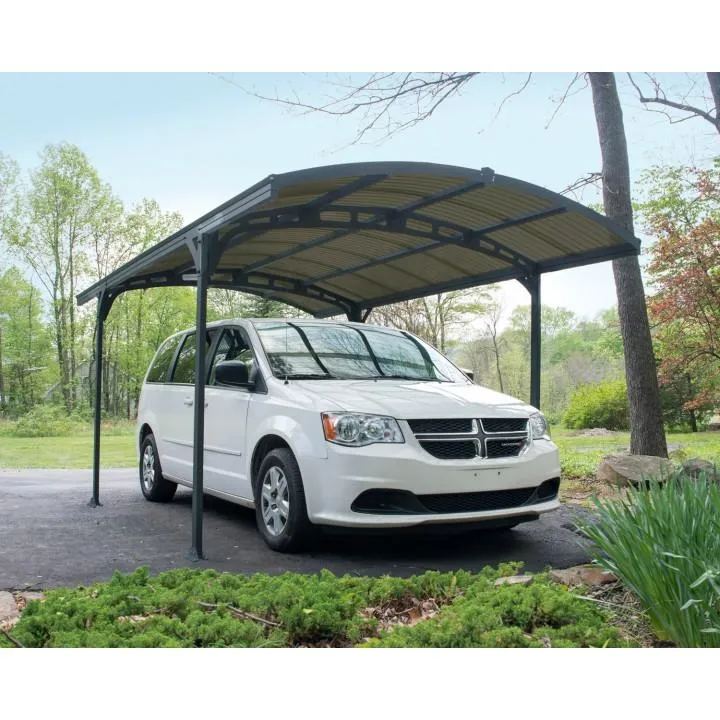 Cochera Carport Atlas alumino 274x213 cm para Cenas al Aire Libre