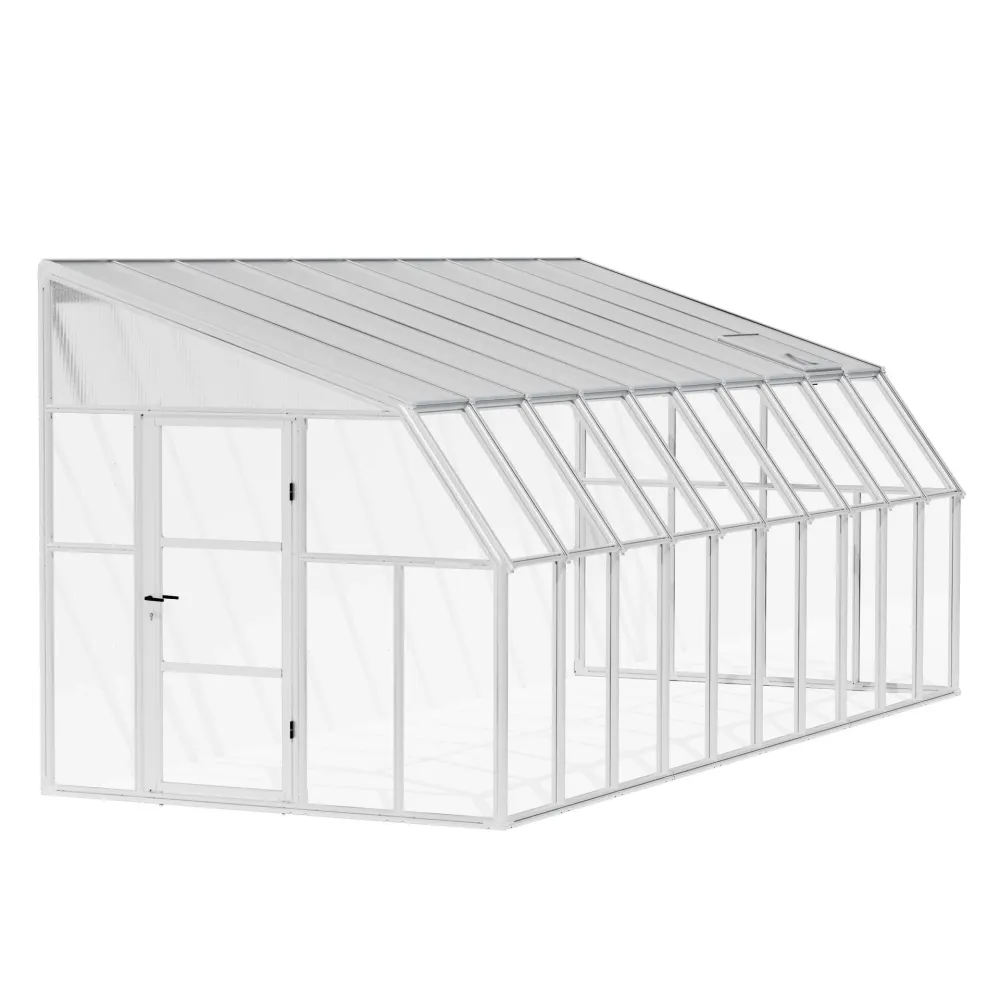 Gazebo Plegable Pérgola adosada cerrada Sunrrom 632x257 cm