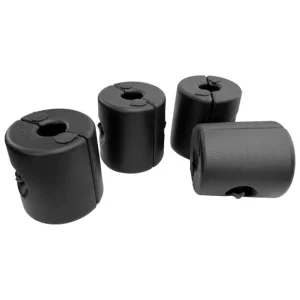Juego de 4 lastres CARNAC para carpas de fiesta Color Negro para Crear una Zona de Descanso