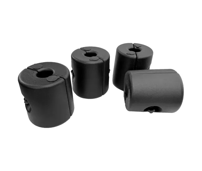 Juego de 4 lastres CARNAC para carpas de fiesta Color Negro para Crear una Zona de Descanso