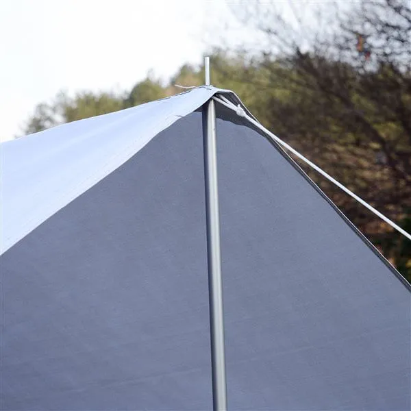 Pabellón de Exterior Carpa Outsunny portátil impermeable blanco 200x300x300 cm