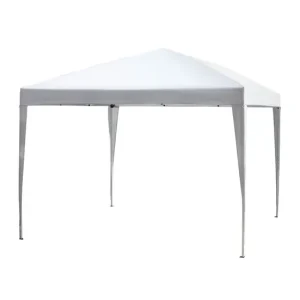 Resistente la Intemperie Outsunny Carpa Plegable Gazebo 3x3 m Cenador Plegable con Altura Ajustable en 3 Niveles Toldo Ant...