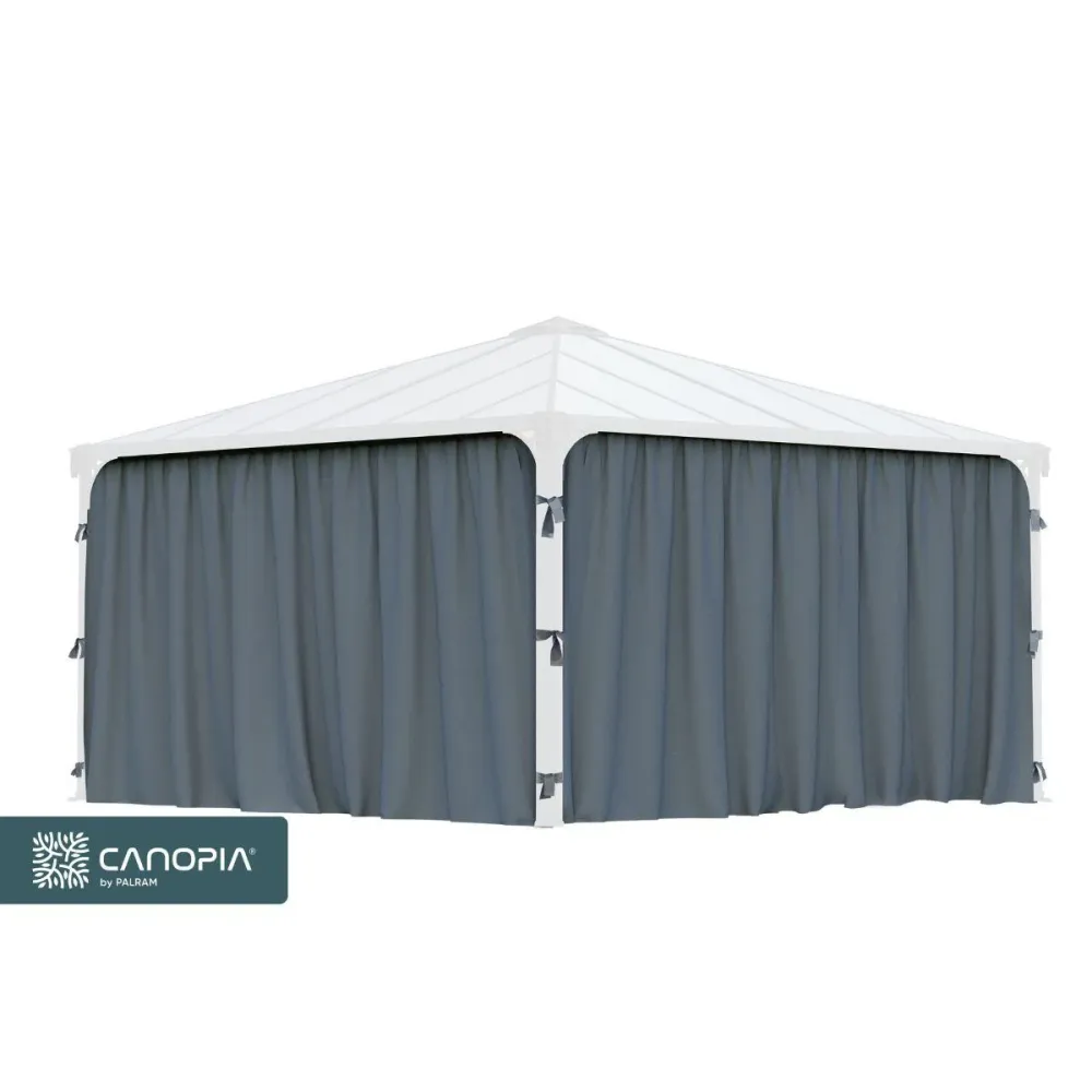 Set Cortinas Para Cenador Palermo 4300 con Certificado de Estabilidad