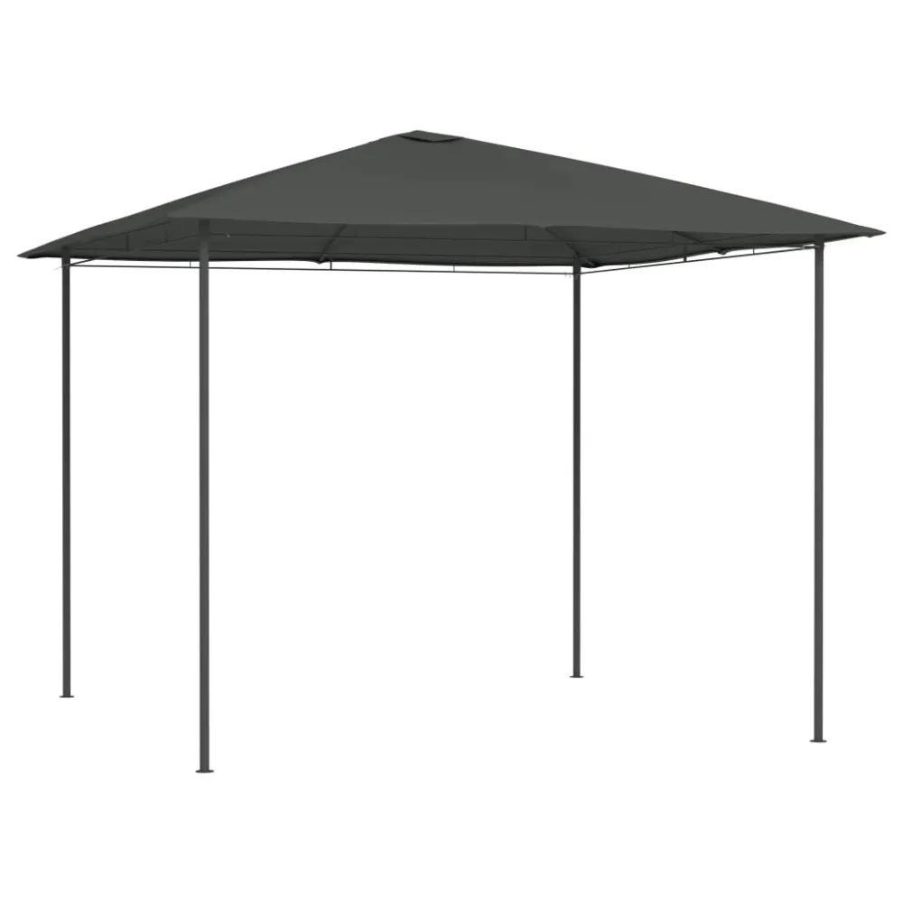 vidaXL cenador gris antracita 3x3x2,6 m 160 g/m² para Celebrar Eventos