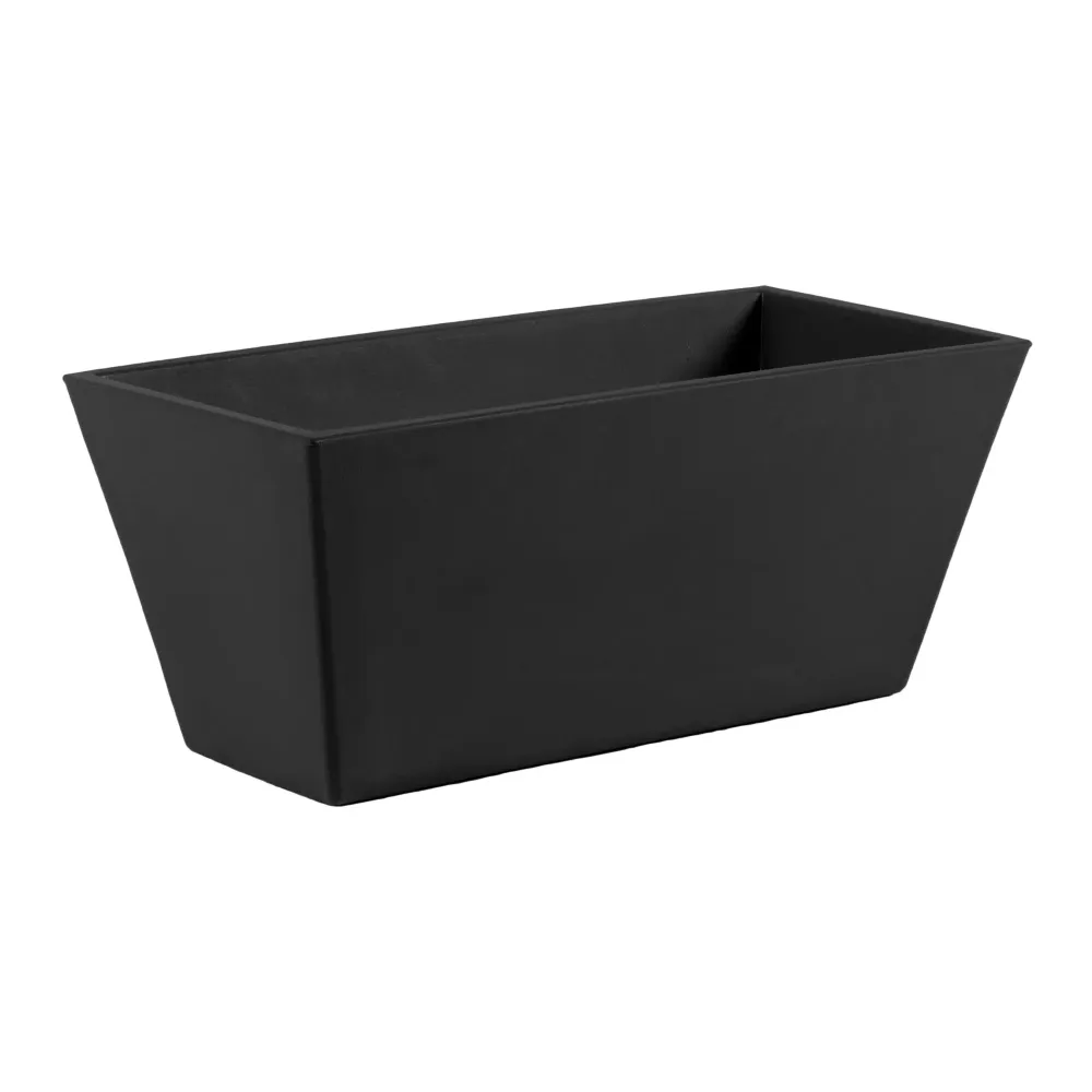 Capacidad Extra Grande Jardinera de Resina Jazmin Negro - Nuevo Garden