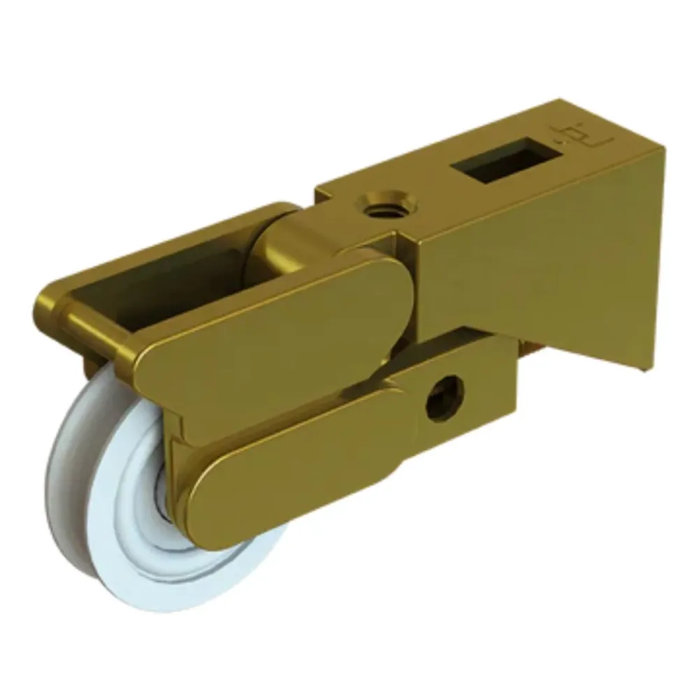 Carretilla Ajustable Con Balero De Nailon Importado 1 1/4” Sin Tornillo Para Línea Corrediza De 3” De Cuprum Herralum
