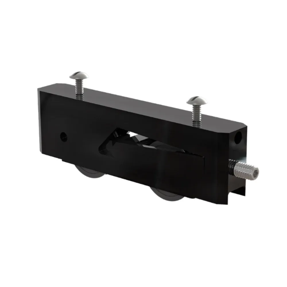 Carretilla Ajustable Tipo Tándem con Doble Balero Tipo GN-123 Para Serie 70 y 100 Eurovent Herralum - 150kg de Carga Máxima