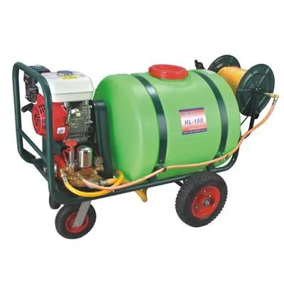 Carretilla fumigadora pulverizadora 160L 5.5hp 500psi r589 alta presion con rueda pulverizacion fumigacion (Modelo de 4 Ru...