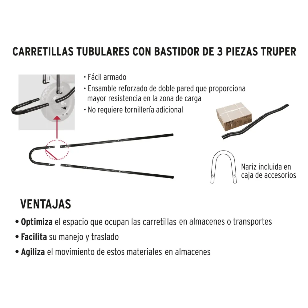 CARRETILLA 55 LLANTA REF.BAST.TUBULAR