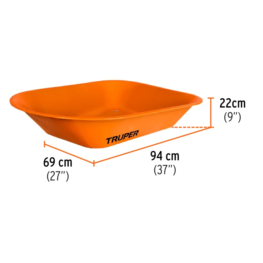 CARRETILLA LLANTA REFORZADA 4' BAST/TUB 11740