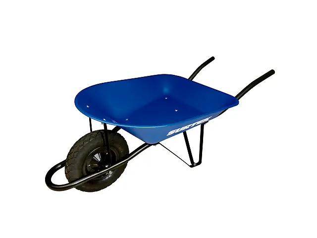 Carretilla de Mano Surtek cs404 carretilla con bastidor tubular 4 pies cub. Llanta reforzada