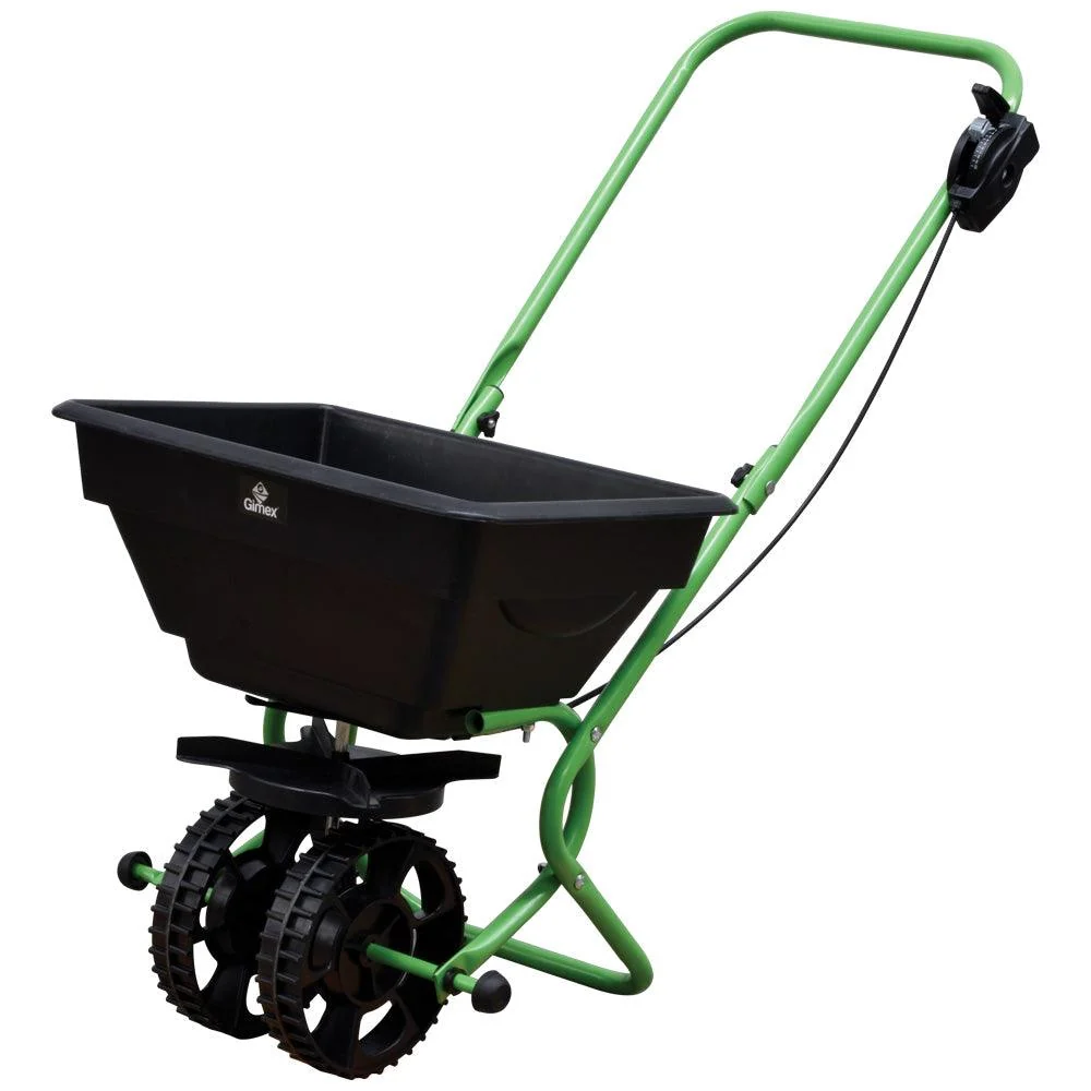 Carretilla para Esparcir Semillas y Fertilizantes con Bandeja y Ruedas de Polietileno 15.87 kg