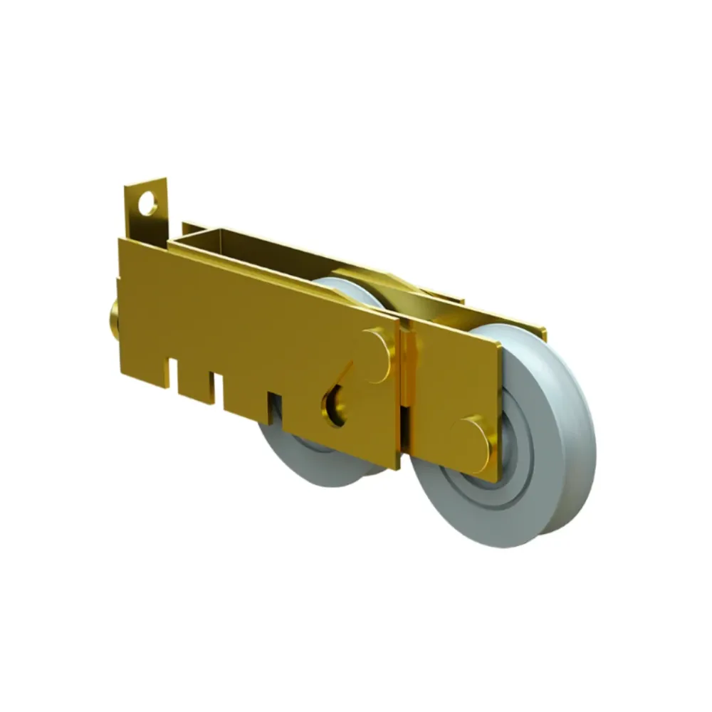 Carretilla Tándem Doble Balero de 1 1/2 y 1 1/4 Para línea Cuprum Corrediza de 3” Herralum De