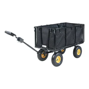 Carro de Carga Carrito de transporte Corropoli 112x51cm máx 550kg - Negro/Amarillo