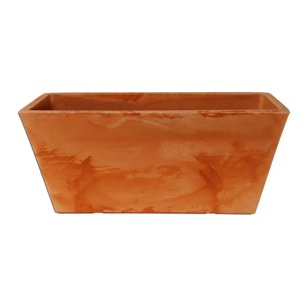 Jardinera de Resina Jazmin Terracota - Nuevo Garden