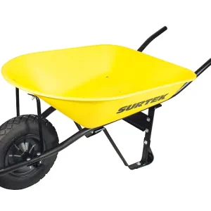 Surtek cs45 s carretilla con bastidor tubular 4.5 Pies cub. Llanta solida | Material Impermeable