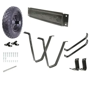 Surtek csjrx juego de llanta impochable y accesorios para carretilla HeavyHaul