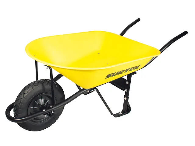Surtek ct45 carretilla con bastidor tubular s/ chum. 4.5 Pies cub.
