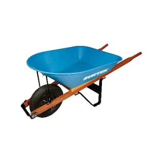 Surtek ct502w carretilla con bastidor de madera 5 pies cúbicos llanta neumática
