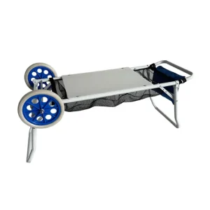 Carro Multiusos Marbueno Blanco PVC Acero Red 108 x 51 x 51 cm | Plegable para Almacenaje |