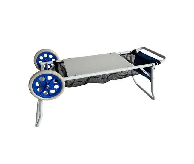 Carro Multiusos Marbueno Blanco PVC Acero Red 108 x 51 x 51 cm | Plegable para Almacenaje |