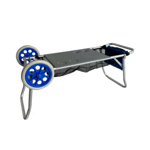 Carro Multiusos Marbueno Gris PVC Aluminio Red 108 x 51 x 51 cm con Ruedas Todo Terreno