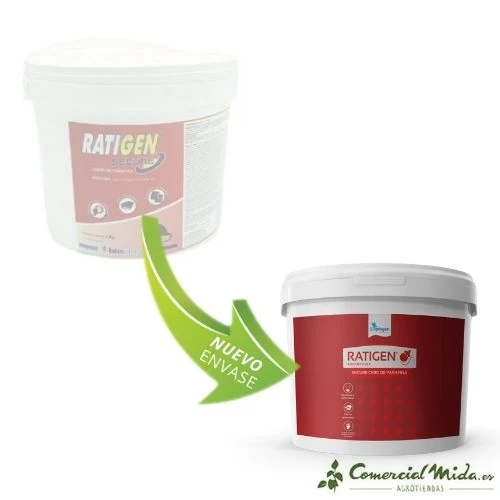 Profesional Certificado Raticida BIOPLAGEN Ratigen Estable en Cebo de Parafina