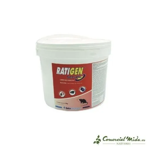 Profesional Certificado Raticida BIOPLAGEN Ratigen Estable en Cebo de Parafina