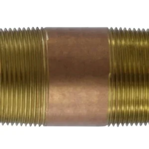 1-1/2" MPT X 11" Red Latón Nipple Fittings 40154