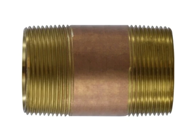 1-1/2" MPT X 11" Red Latón Nipple Fittings 40154 con Funda de Almacenamiento