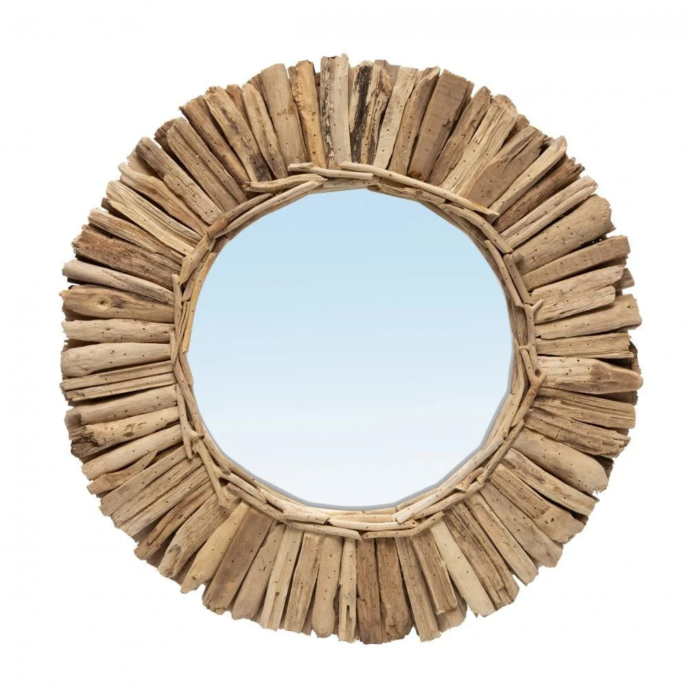 Bazar Bizarre Drijfwood Crown Mirror-Natural-M