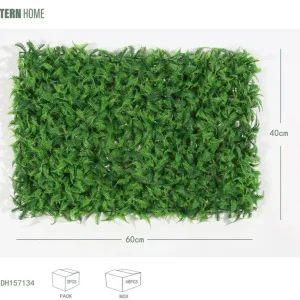 Certificado para Exteriores Césped persa 40*60CM plástico (PE) verde de capas gruesas, textura clara, natural y exacto