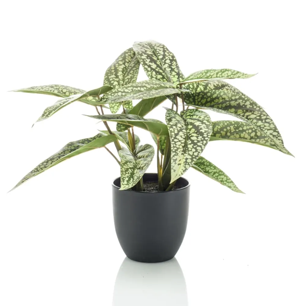 Emerald calathea artificial dots en maceta 38 cm Apariencia Natural