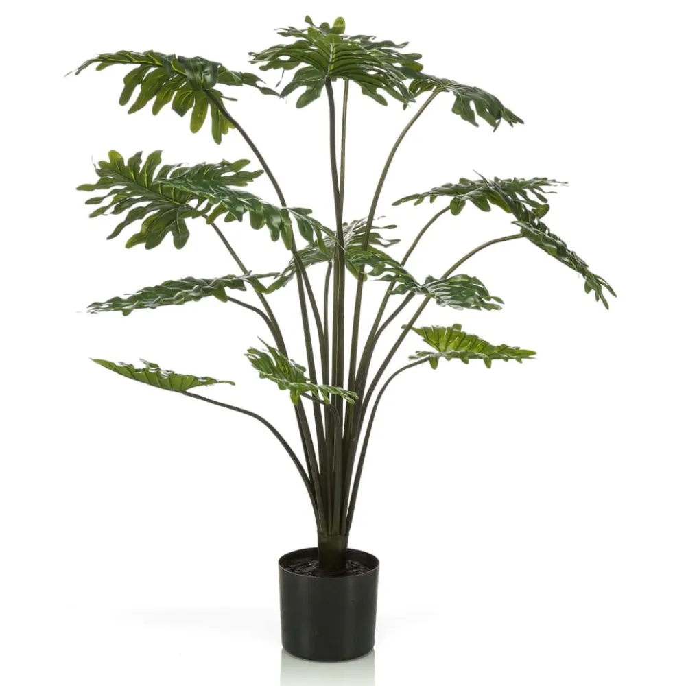 Emerald filodendro artificial en maceta 95 cm Color Verde Intenso