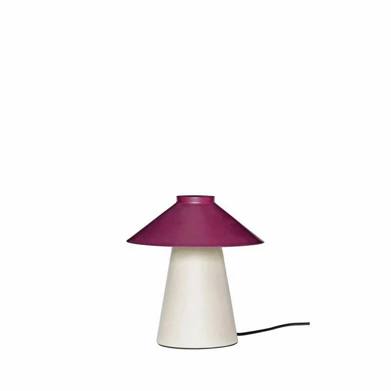 Maceta Hübsch Chipper Lámpara de Mesa Arena/Borgoñ