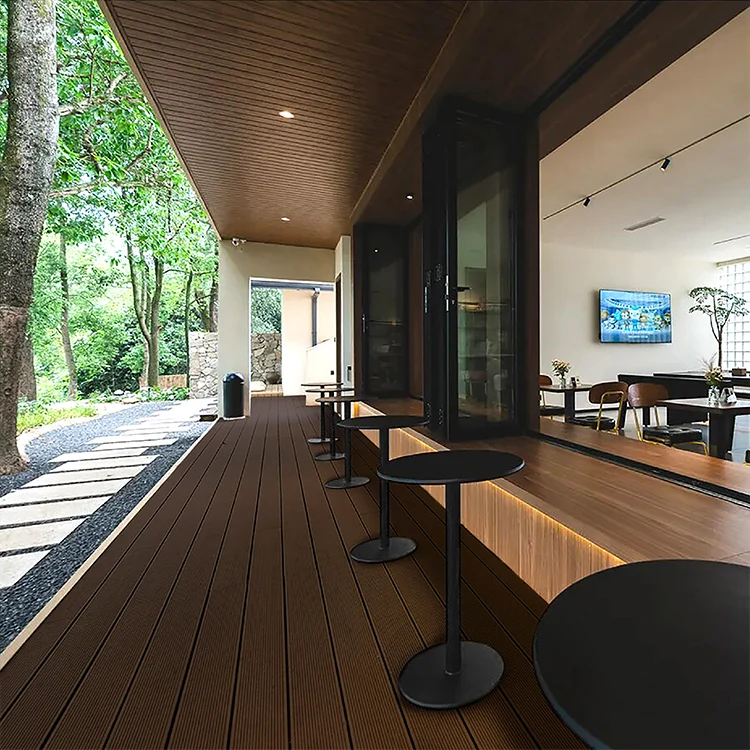 Piso Deck para Exteriores - Dark chocolate - 290cm x 14.5 cm