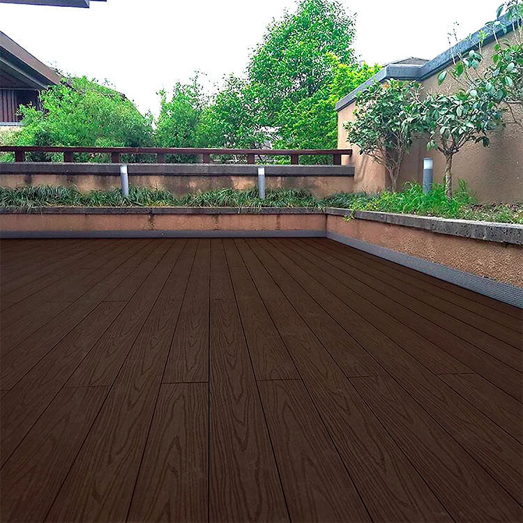 Piso Deck para Exteriores - Dark chocolate - 290cm x 14.5 cm