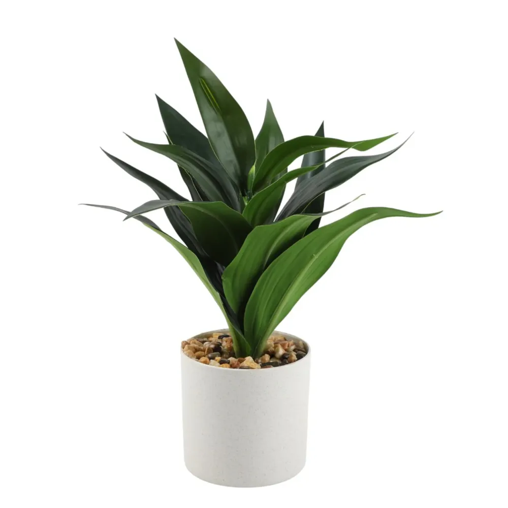 Planta Artificial Decorativa con Base de Drenaje