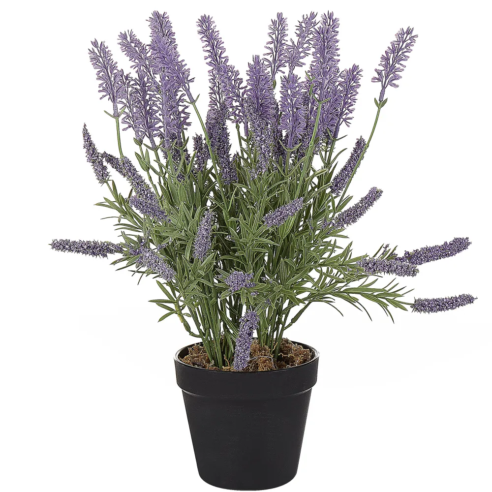 Planta artificial lavender plant 42 cm con Base de Drenaje