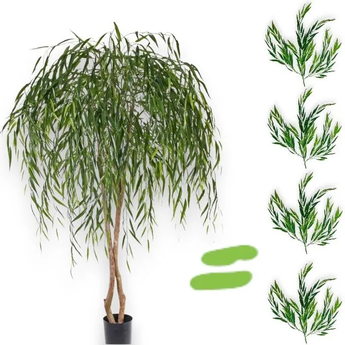 Rollo de Césped Sintético Plantes Suspendues Artificielles BAMBOU