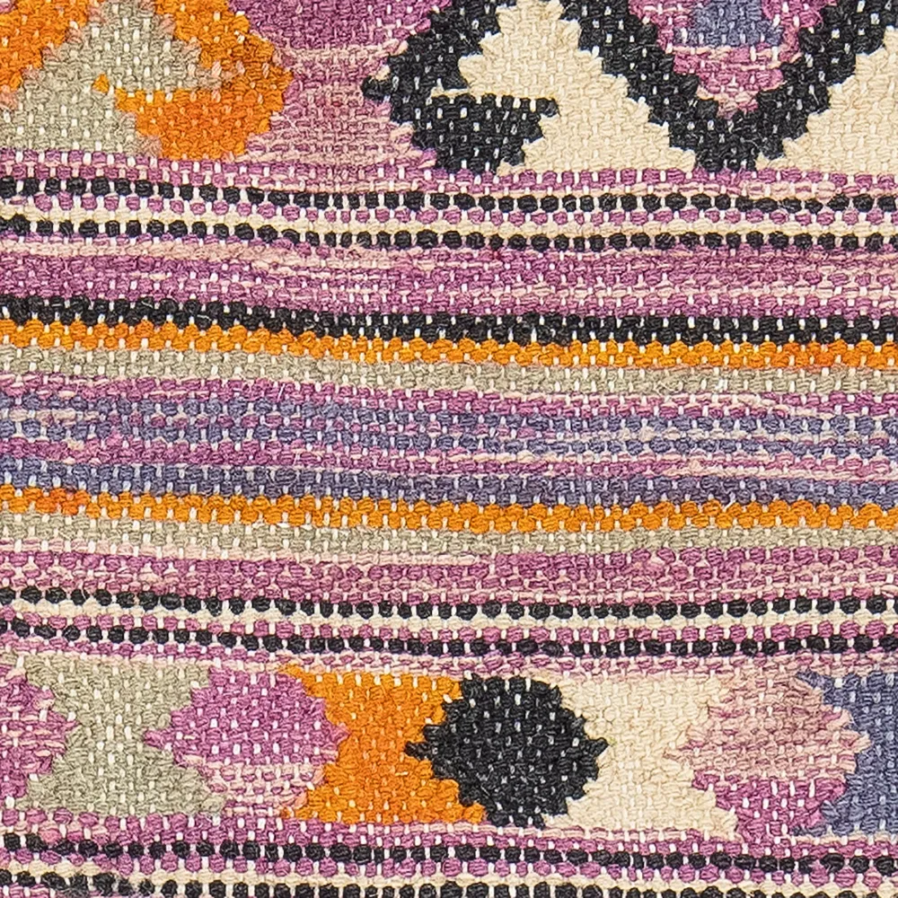 Alfombra Bloomingville Yolanda, púrpura, algodón Set de 4 Piezas