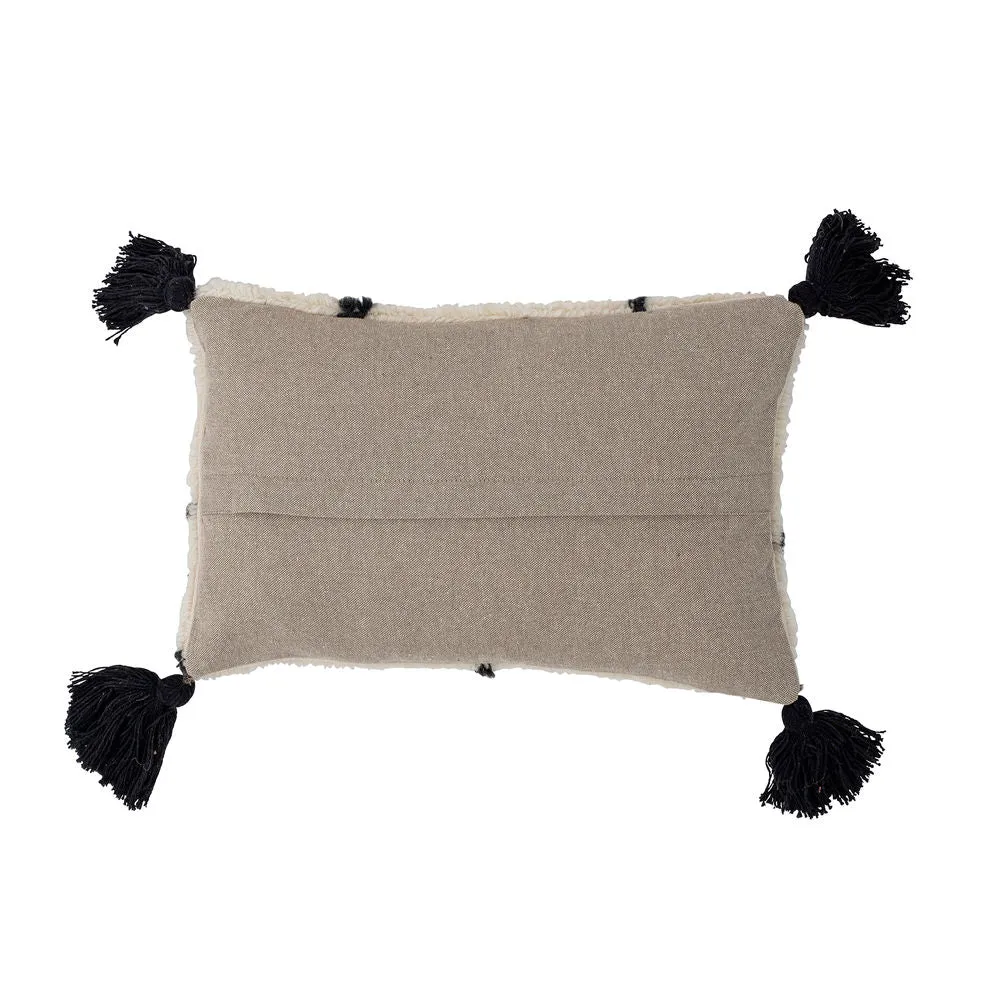 Almohada Bloomingville Ayn, Naturaleza, Algodón de Polipropileno